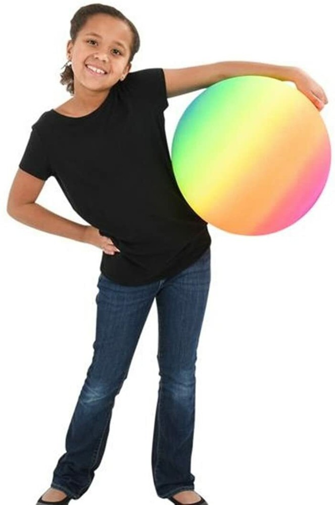 Rainbow Playground Ball 16"