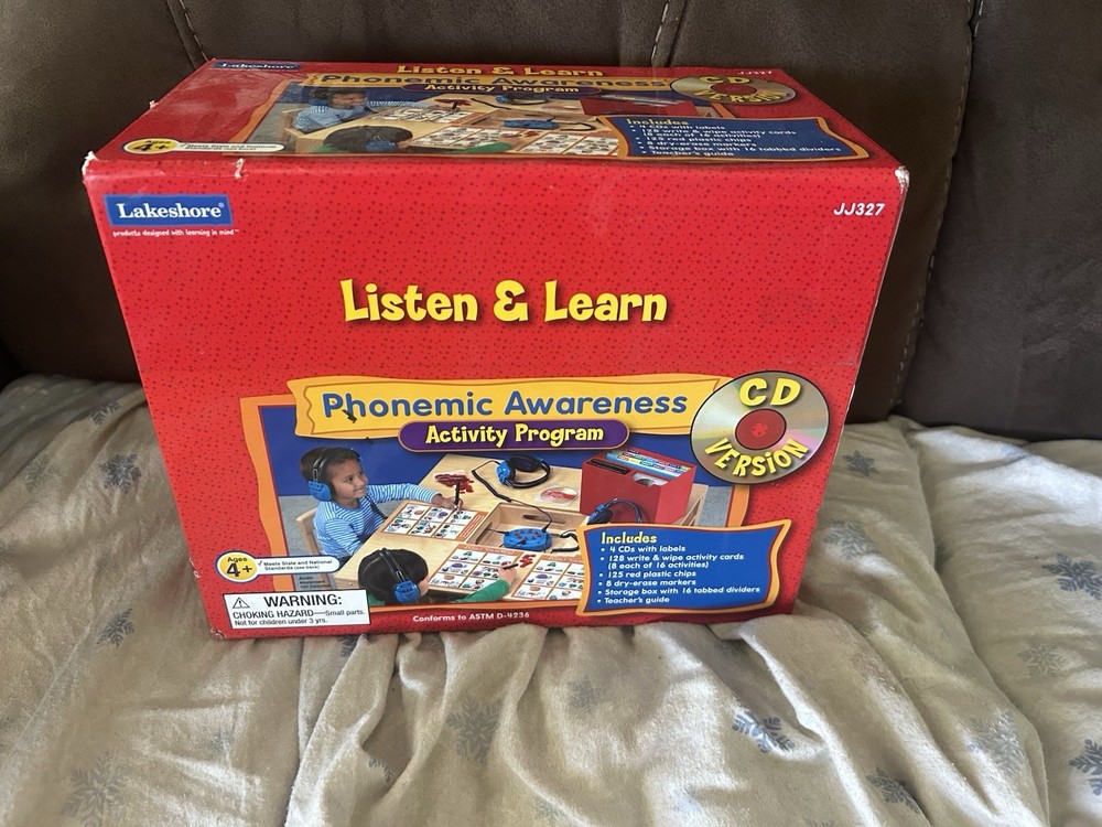 Lakeshore Listen & Learn Phonemic Awareness Activity Program CD for Ages 4-7