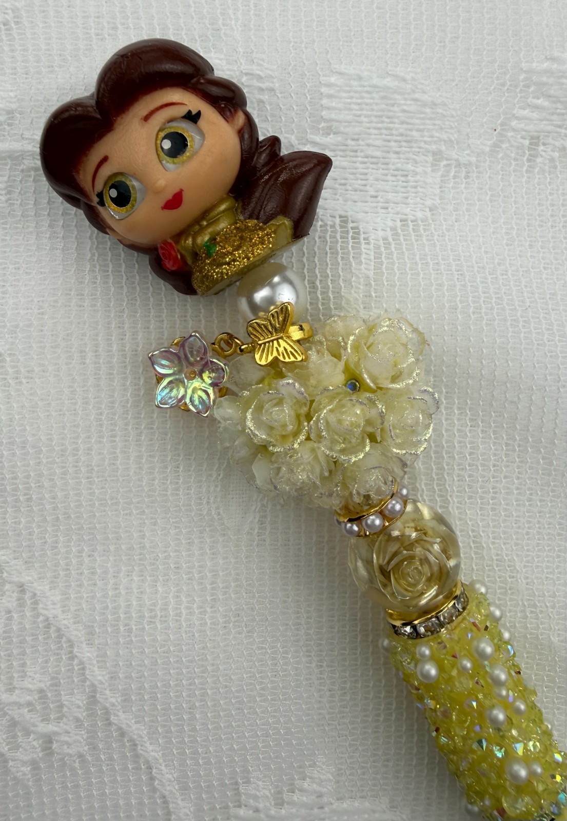 Custom beaded pens. Bling Fairytale! Luxury! Gifts. Basket filler. Journal.teen