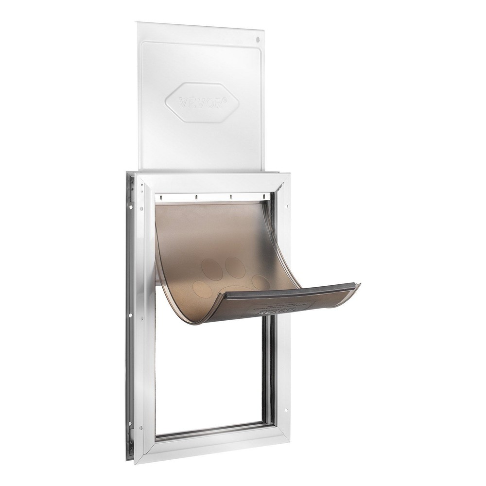 High Performance Pet Door Aluminum Frame PVC Flap with Lock Function