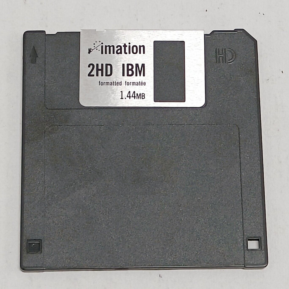 Imation 3.5" Blank Floppy Disk - 1.44MB - Brand New - FREE POSTAGE