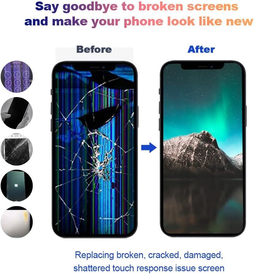 For iPhone X Quality Premium OLED Screen Display Digitizer Replacement Kit US