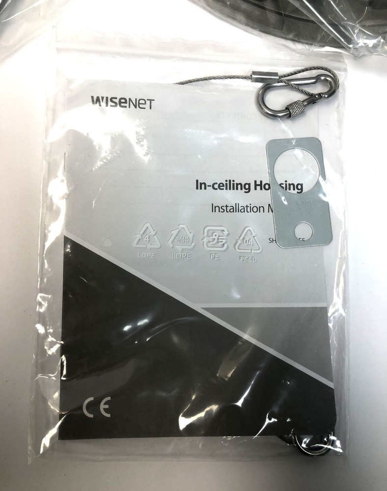 Hanwha Techwin SHD-3000F5 Indoor Ceiling Plenum Flush Mount Security Accessory