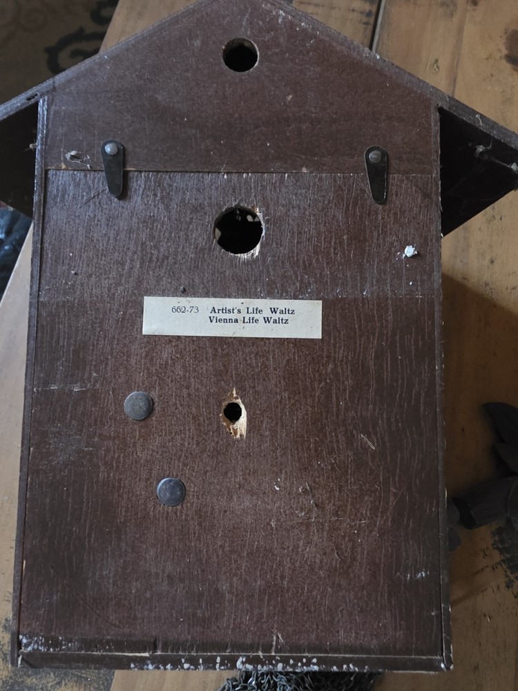 GERMAN CUCKOO CLOCK Non Working Parts Only