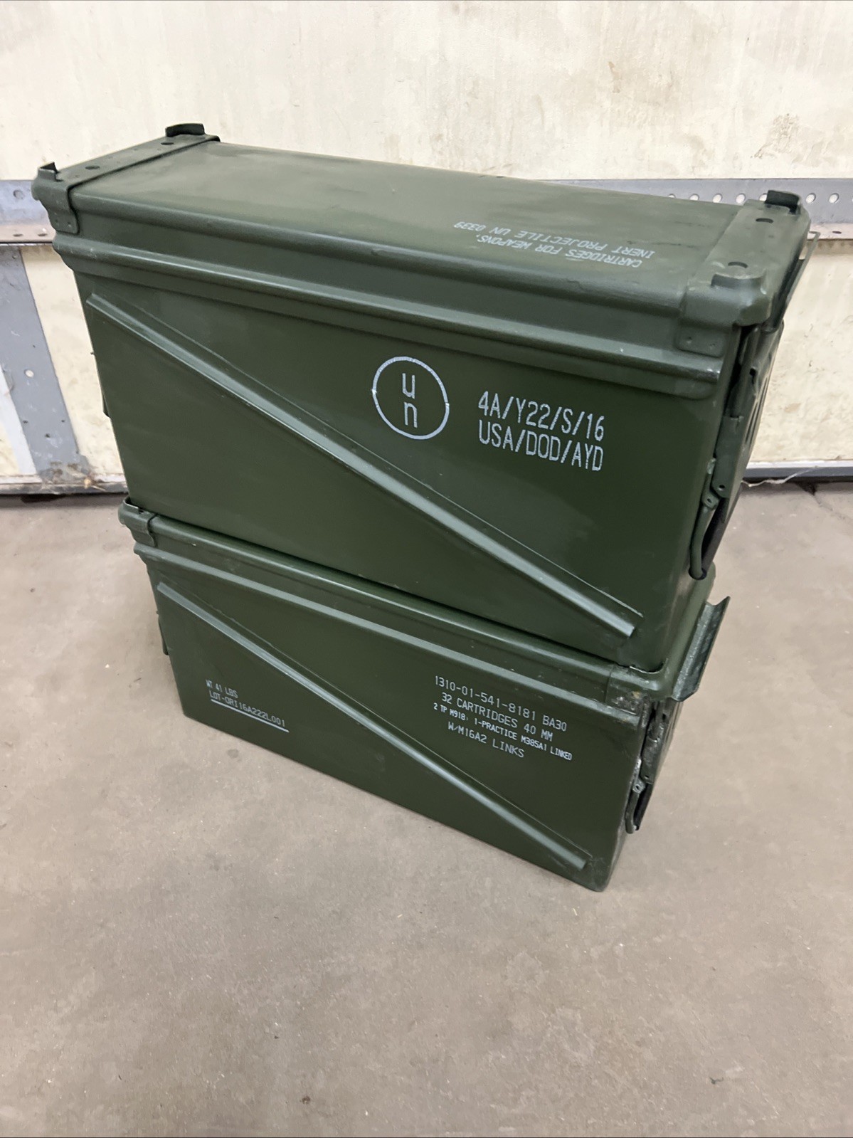 40mm PA-120 Ammo Can/Ammunition Box Grade 1. 2-pack