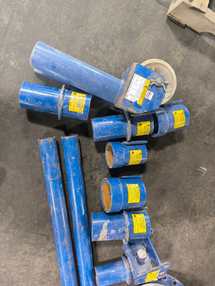 Current Tools Cable Puller System Carriage Reel Stand Coupling Accessories Blue