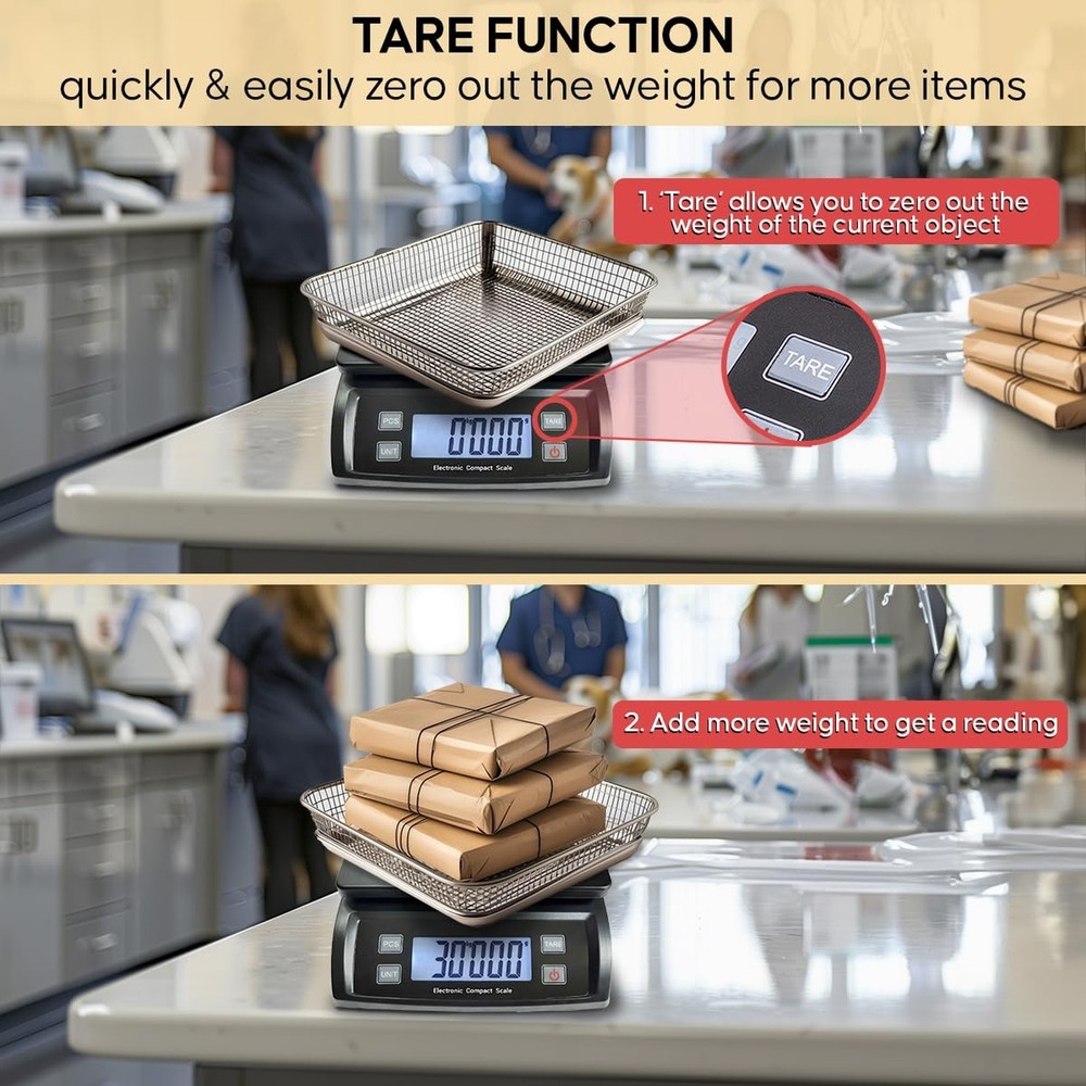 Arkscan S23 Mail Postage Scale with Hold and Tare Function, Gram/Ounce/Pound ...