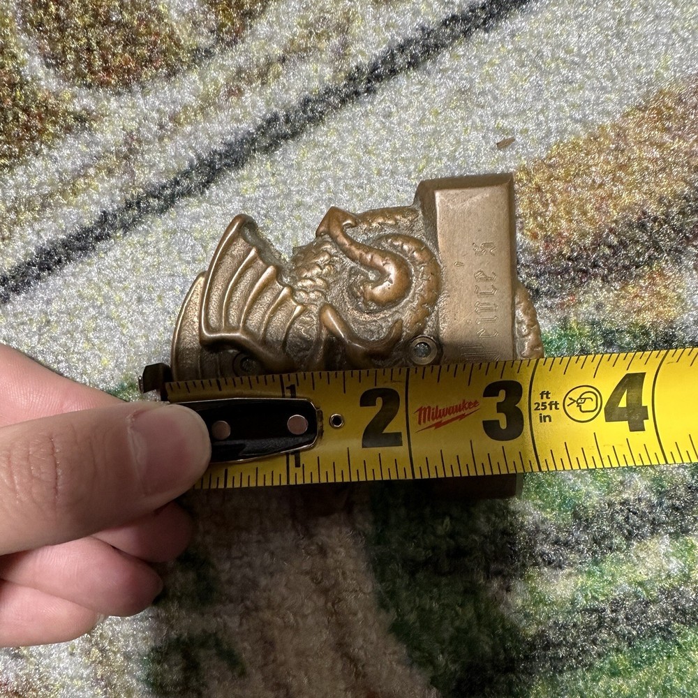Vintage 1984 Carruth Solid Brass Dragon Door Knocker -Wall Decor