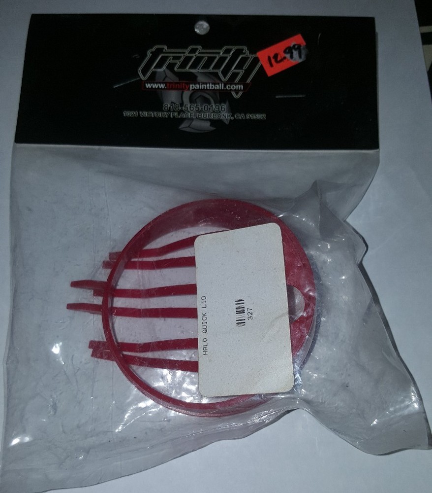 TRINITY HALO QUICK LID RED NIB NOS