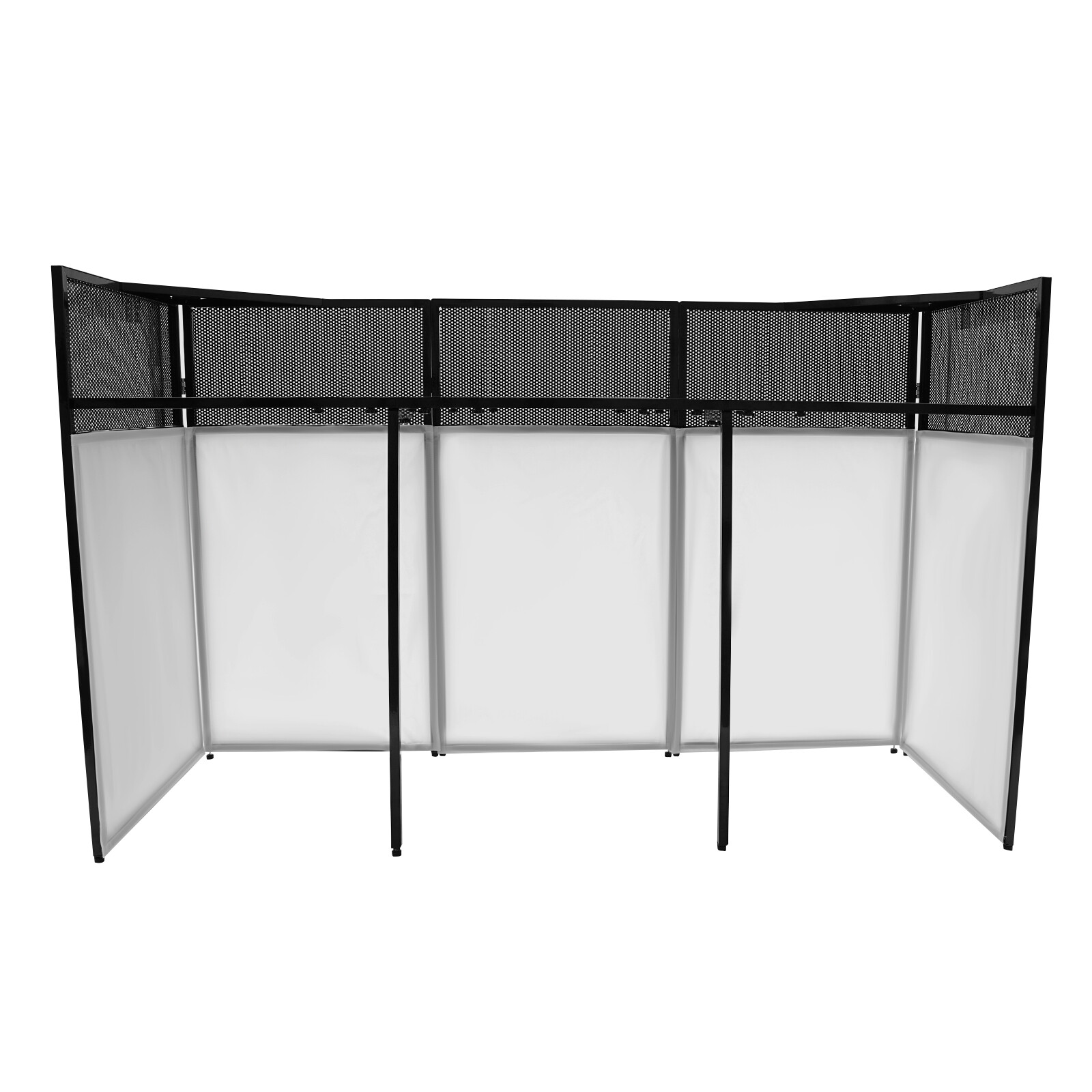 Modern DJ Booth Table Foldable DJ Stand Black DJ Booth Stand With Carrying Bag