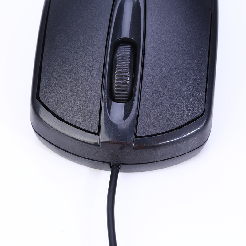 USB 2.0 Optical Wired Scroll Wheel Mouse PC Laptop Notebook Desktop Black Lot