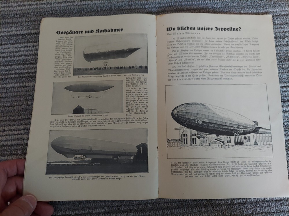 Zeppelin Postal Airmail History Booklets