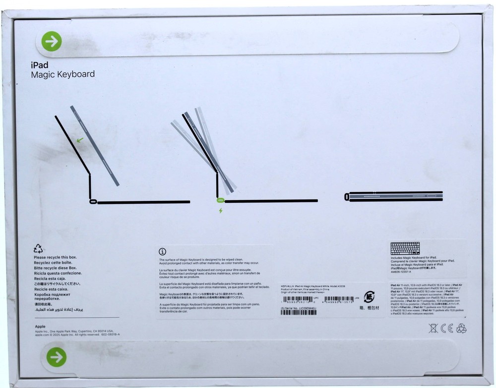 Apple iPad Magic Keyboard (White)