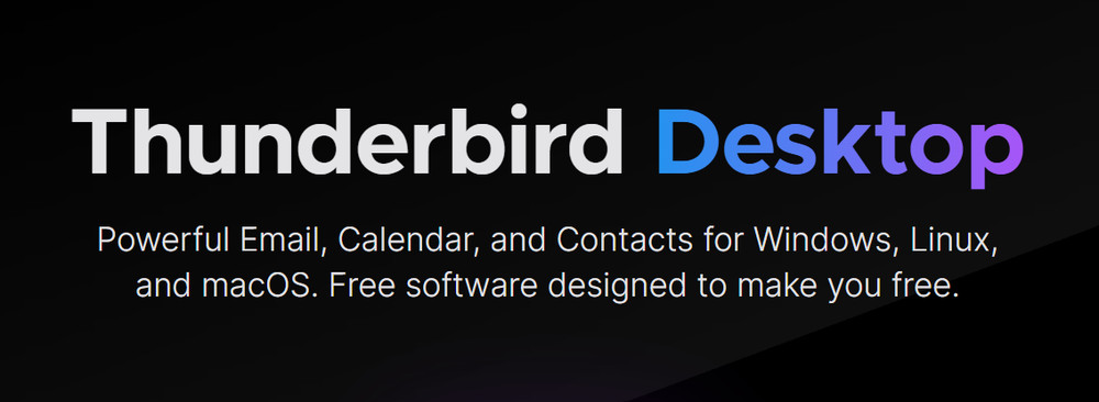 Thunderbird Email and Chat Client - Windows/MacOS - DVD