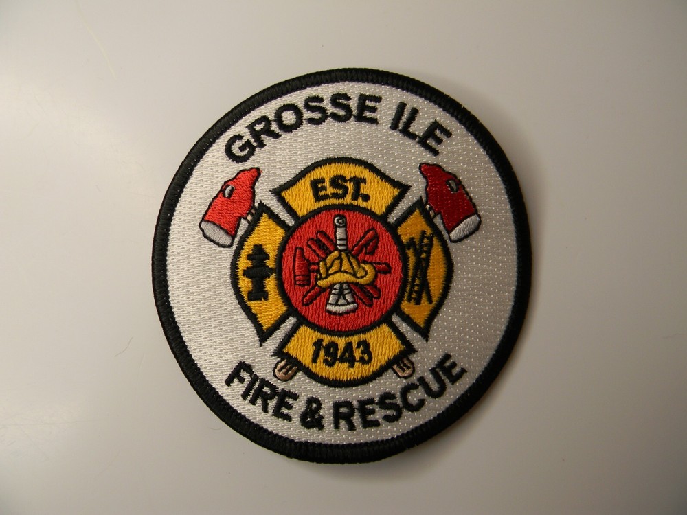 Grosse Ile (Michigan) Fire & Rescue Patch 3.5”
