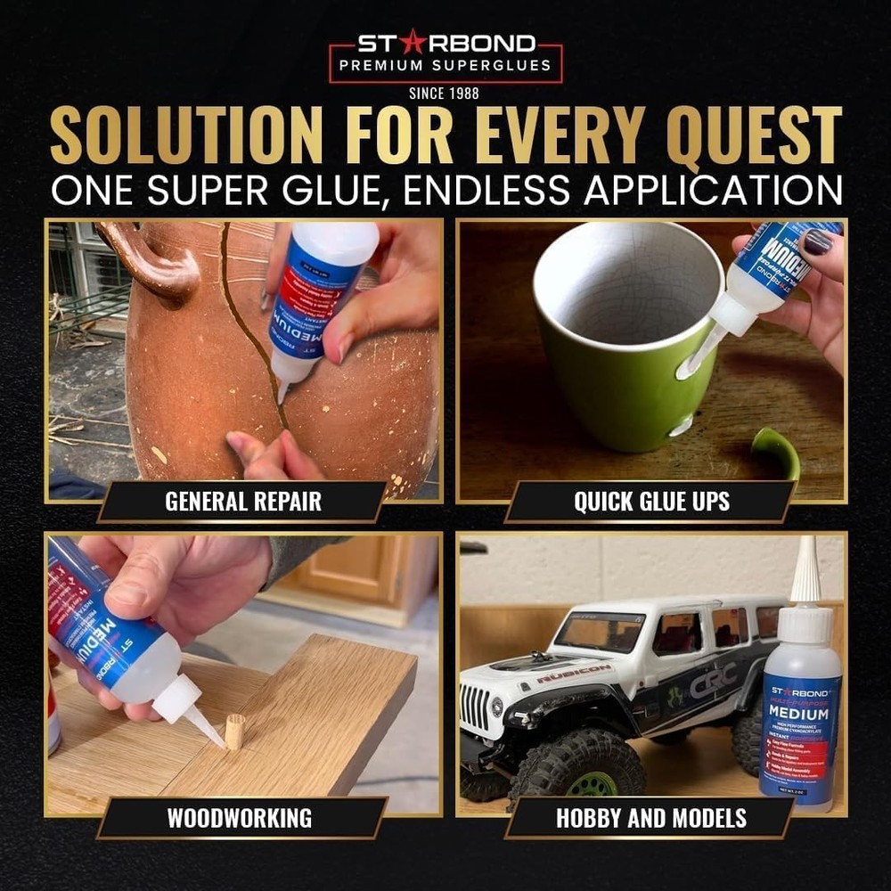 Cyanoacrylate Glue - Extra Cap & Microtips