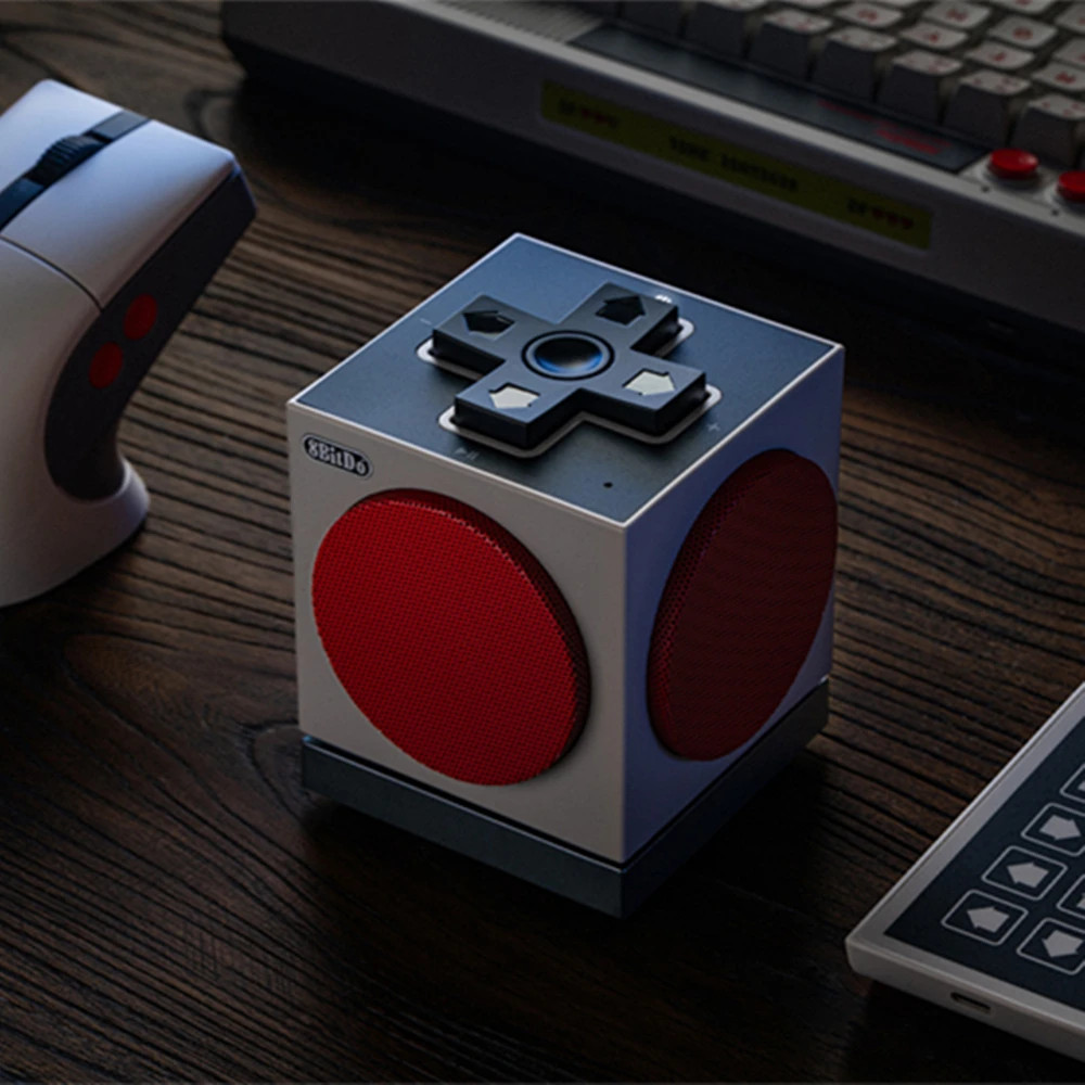 8BitDo Retro Cube 2 Wireless Bluetooth Speaker for N Edition Keyboard and Mouse