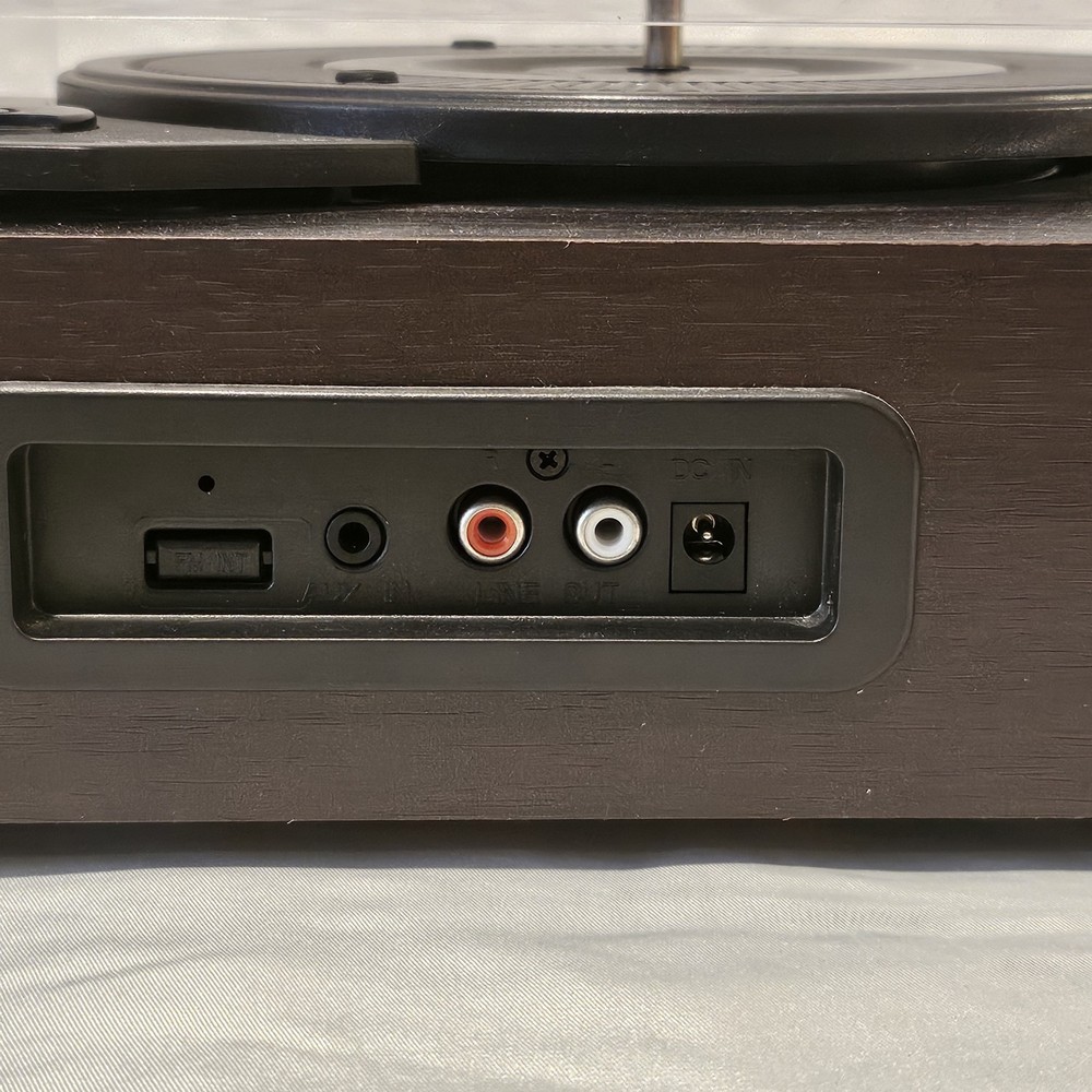 Wockoder Bluetooth Turntable Record Player – Built-In Speakers – RCA Out – Works