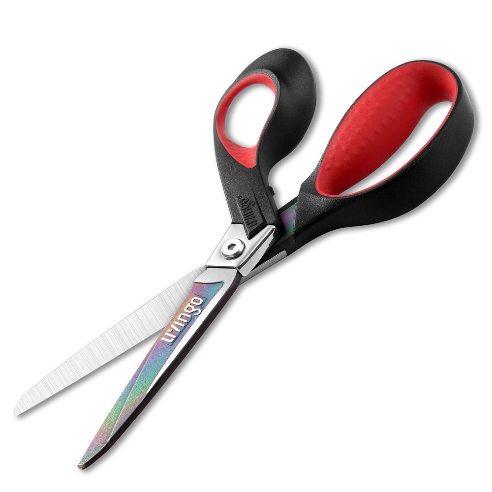 Industrial Scissors Heavy Duty: 9" Professional Multipurpose Shears Sharp Sta...
