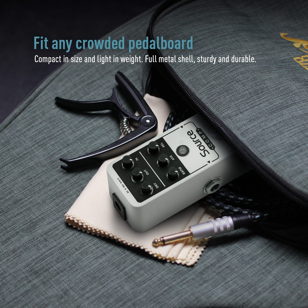 Sonicake Compressor Guitar Effects Pedal 100%-Analog Buffered-Bypass Source