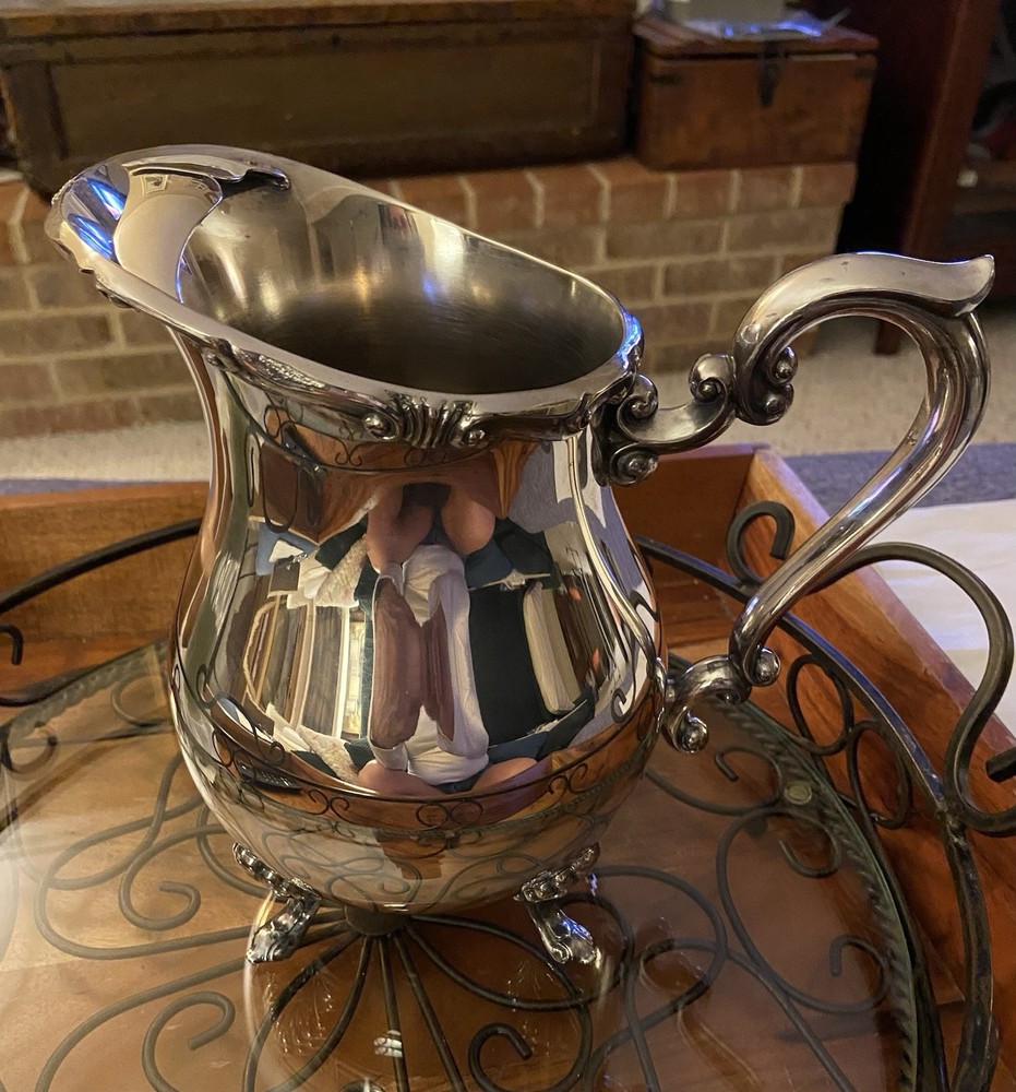 F.B.Rogers Silver Co. 1883 Silverplate Water Lipped Pitcher