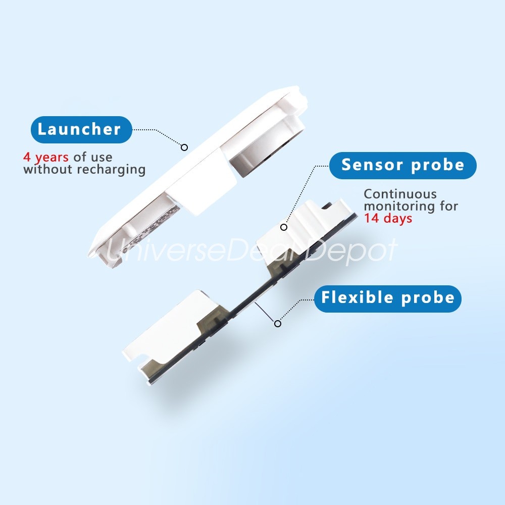 AiDEX 24 Hour Continuous Glucose Monitoring System Home Diabetes Glucose Sensor