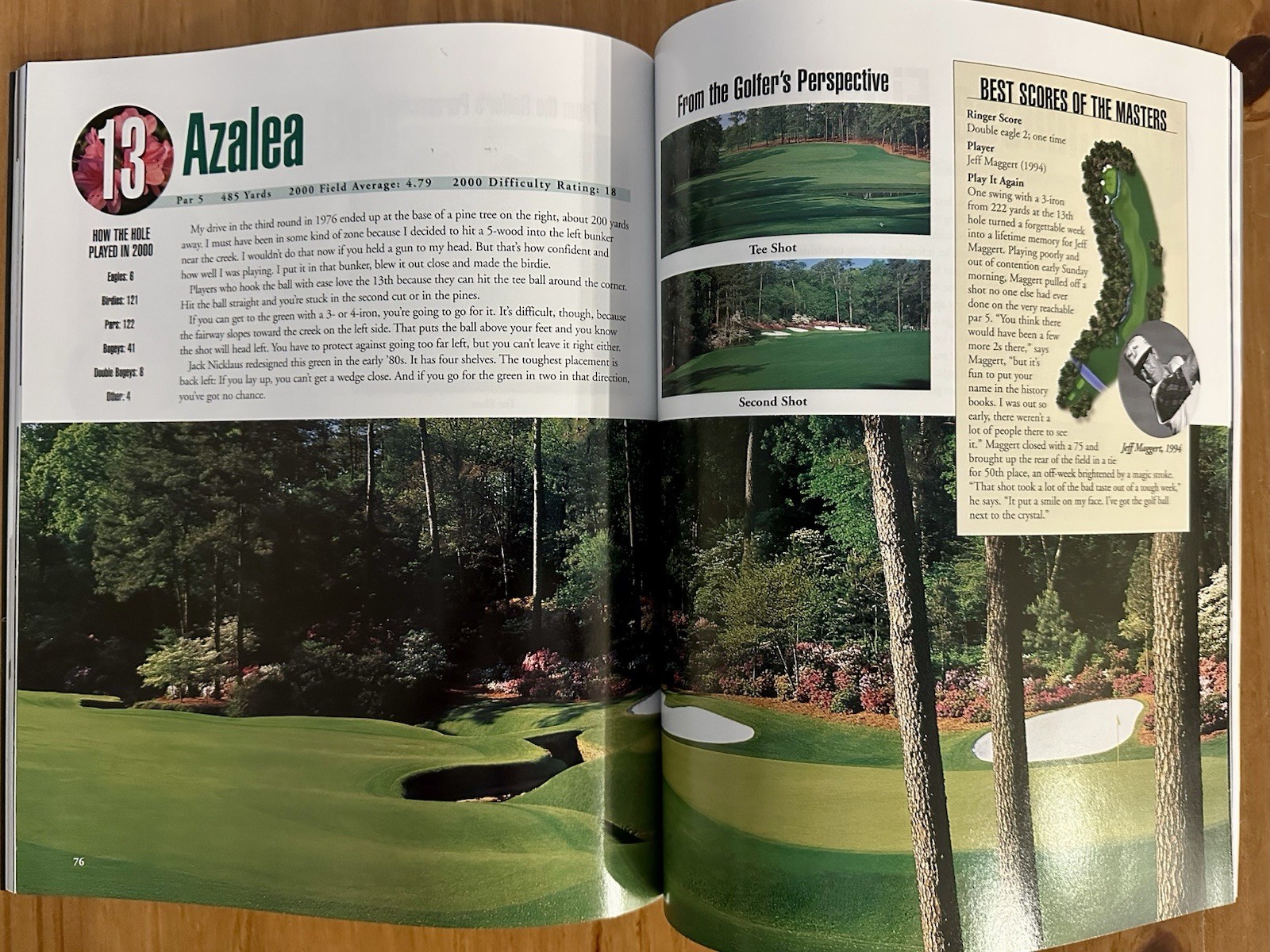 Vintage Golf 2001 Masters Official Augusta Program TIGER WOODS Champion New