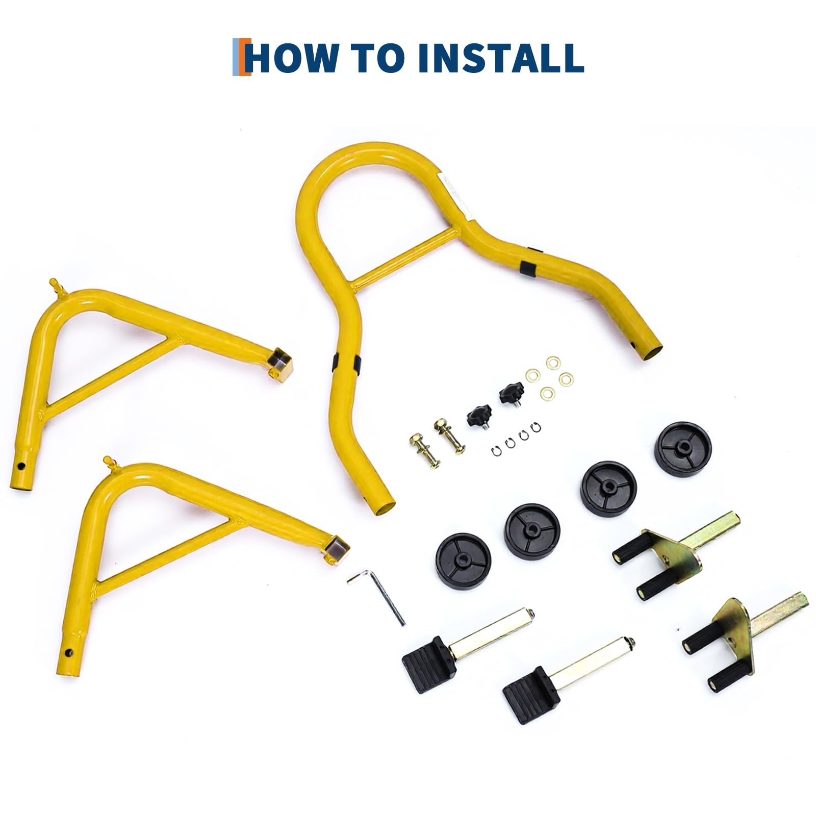 900lbs Motorcycle Front Rear Combo Stand Lift Swingarm Spool Paddock Stand Set