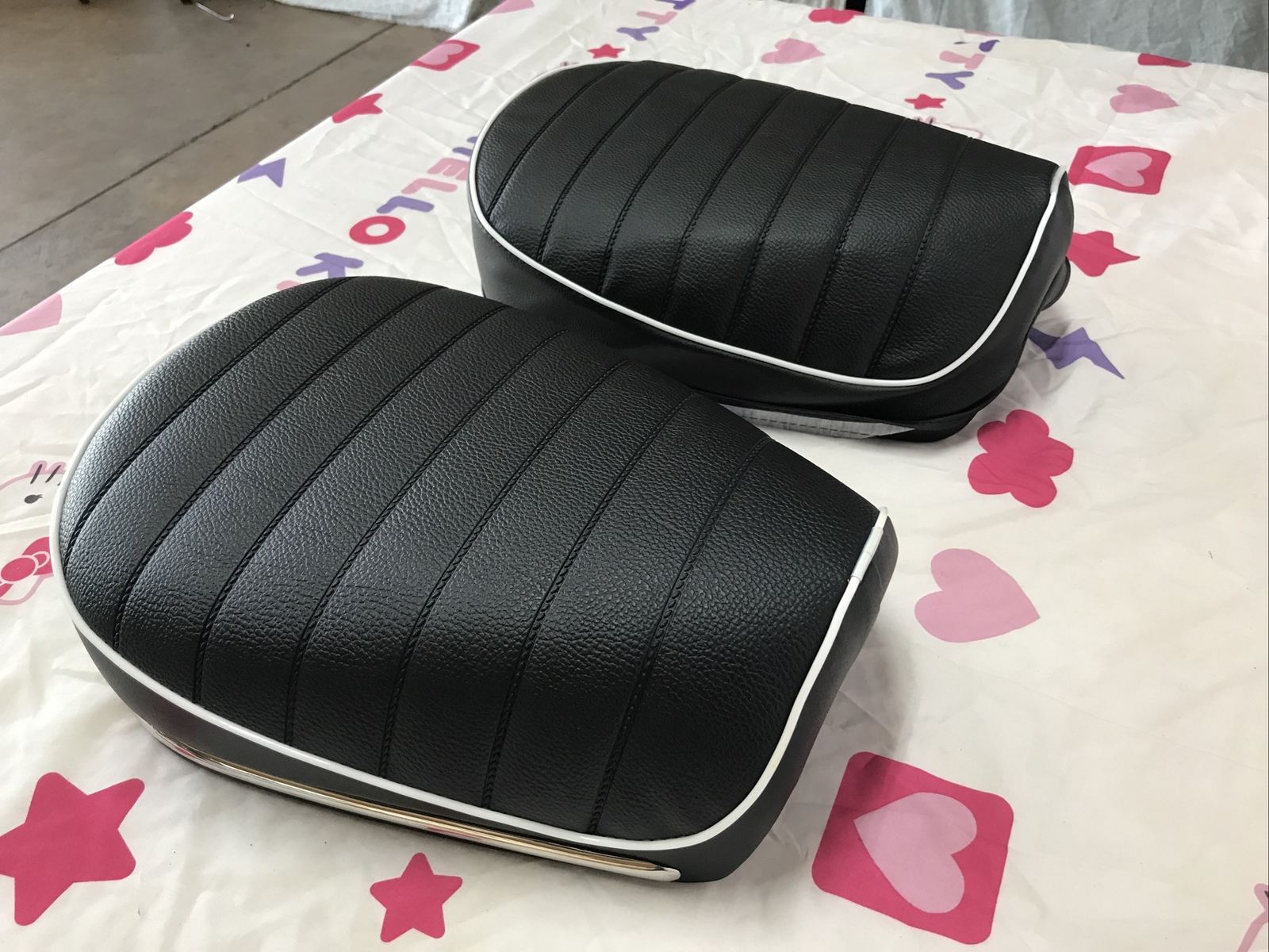 HONDA CT90 SEAT COVER TRAIL 90 SEAT COVER 1969 TO 1971 MODEL SILVER LOGO (H*-33)