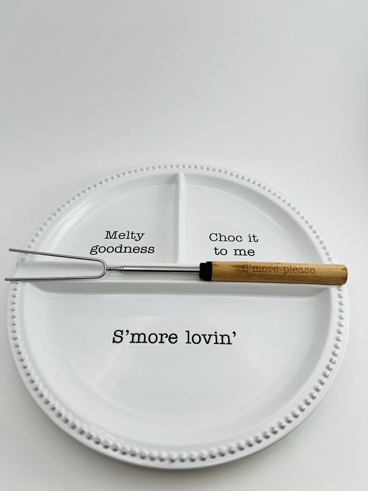 Mud Pie Ceramic S’more Serving Platter