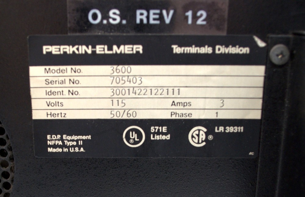 Perkins Elmer Atomic Spectrocopy Data System 10