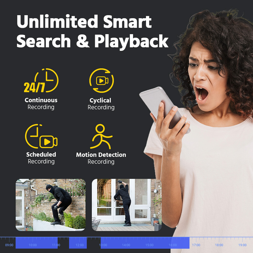 ANNKE 8CH 16CH 12MP NVR POE Security IP Network Video Recorder H.265+ Remote APP