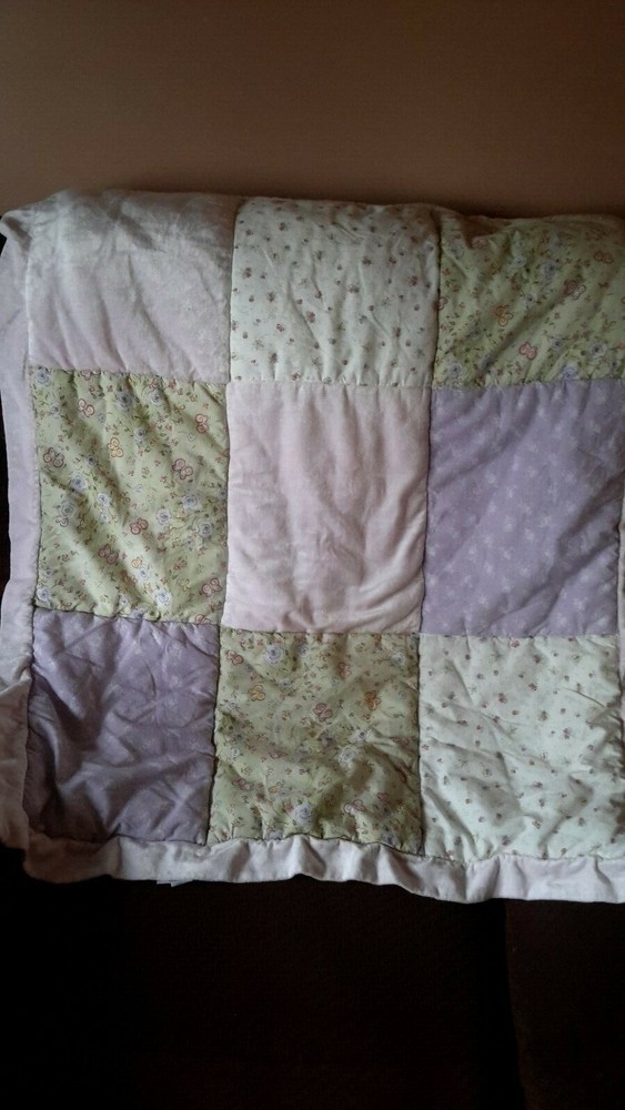 LAMBS & IVY Baby patchwork Quilt /Comforter Blanket