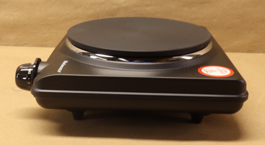 Elite Gourmet Electric Single Burner, Black