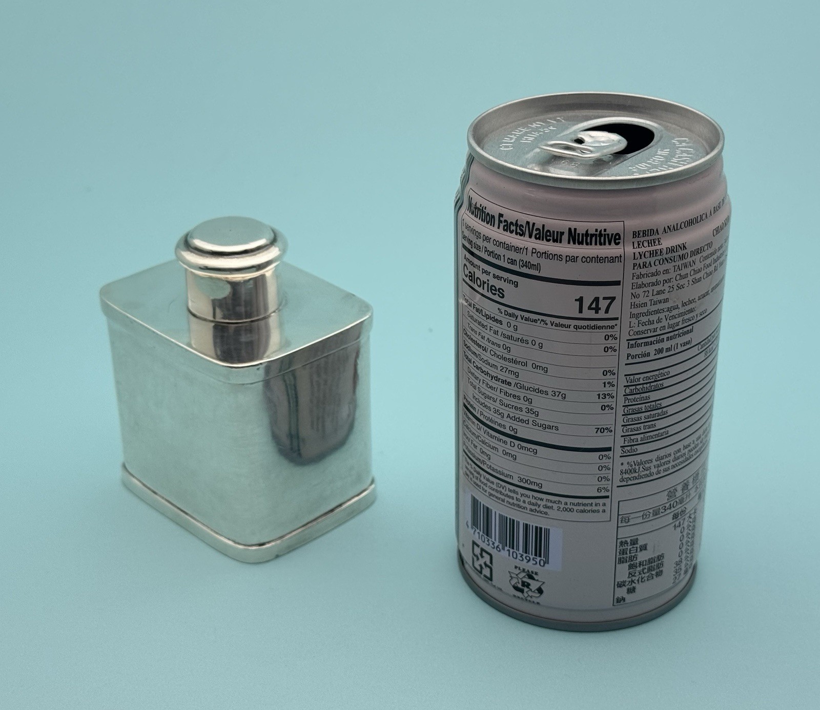 FINE EARLY 1800 ANTIQUE STERLING SILVER TEA CADDY BOX CONTAINER