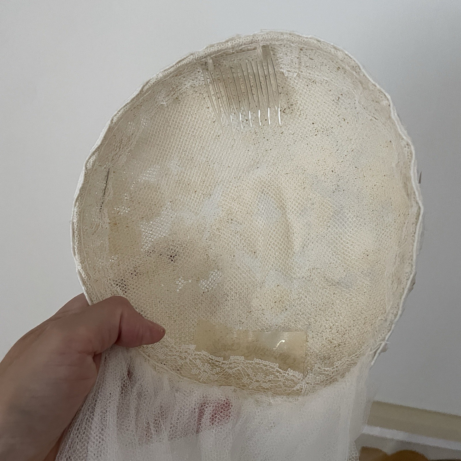 Vintage Sue Gordon Juliet Lace Cap And Veil