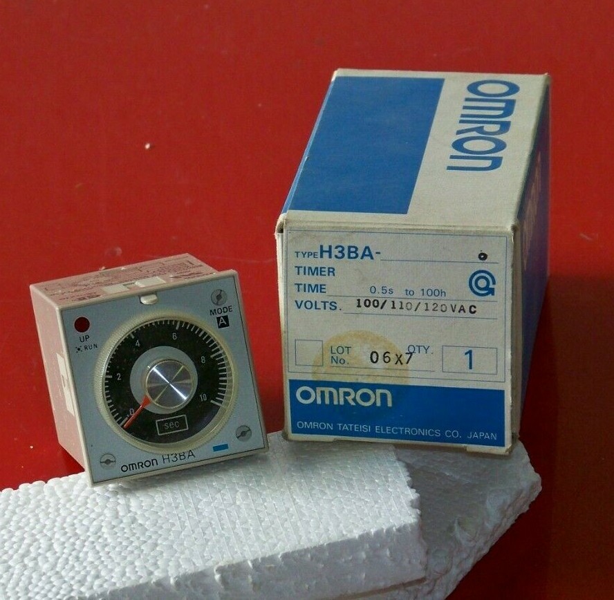 H3BA Omron timer 0.5 second to 100 hour 120 volt