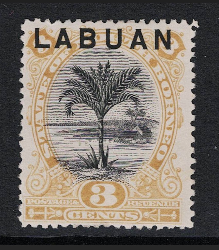 Labuan SG# 64a Perf 14 Mint Part OG - S20162