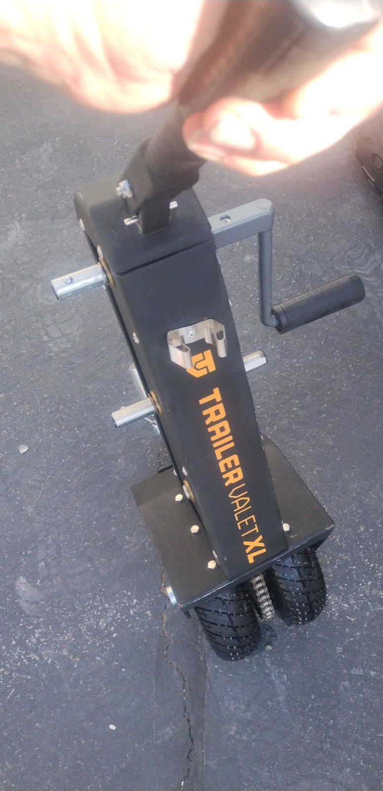 Trailer Valet XL Dolly, 2" Ball with hand crank Trailer Mover Tongue Jack Dolly