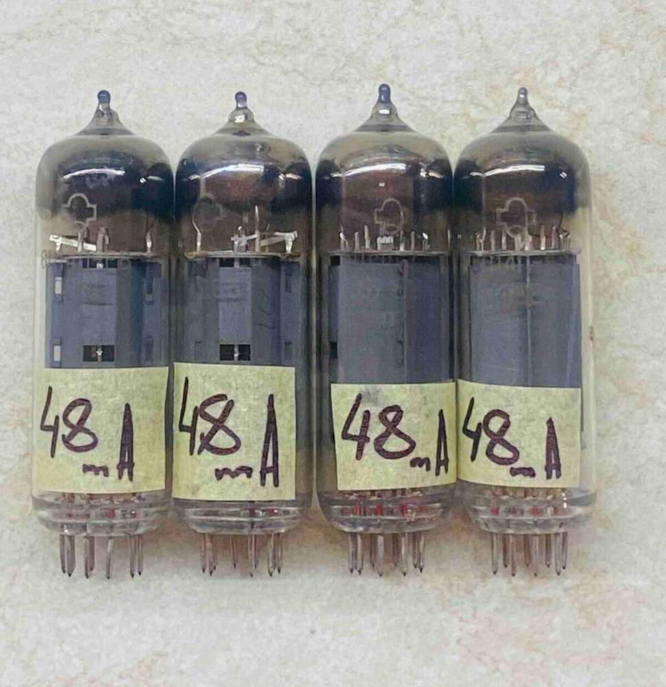 6P14P-EV = EL84 = 6BQ5 Ia=48 Matched / Selected QUAD Reflektor Strong 100%tested