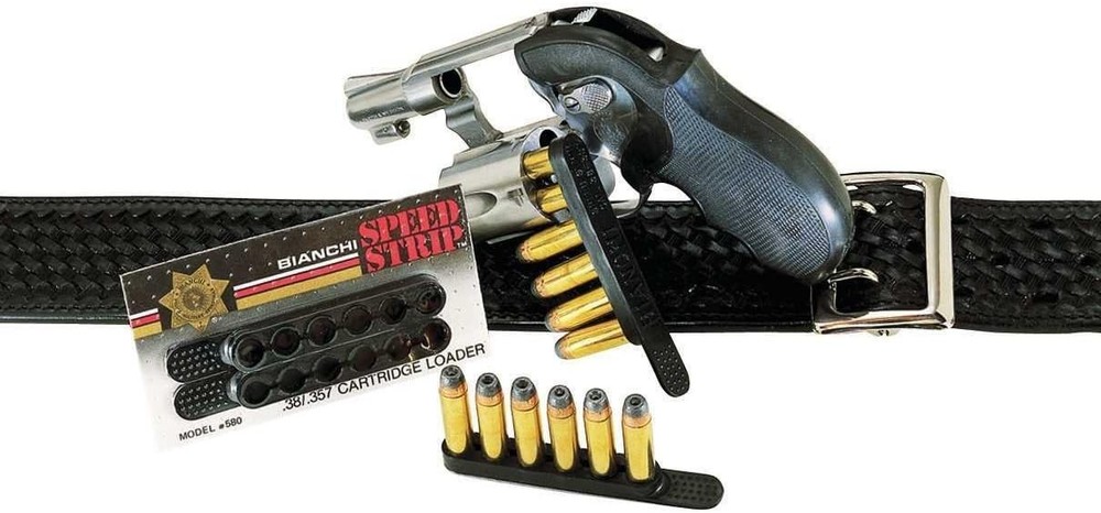 Portable Black Nylon Speed Strips - Efficient Loading Device for Revolvers