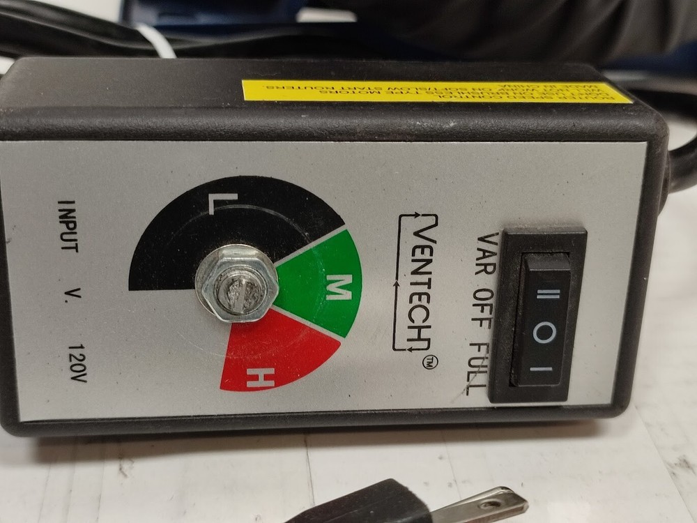 Ventech HVAC 6" Inline Duct Fan 190CFM Ventilation Blower with Speed Controller