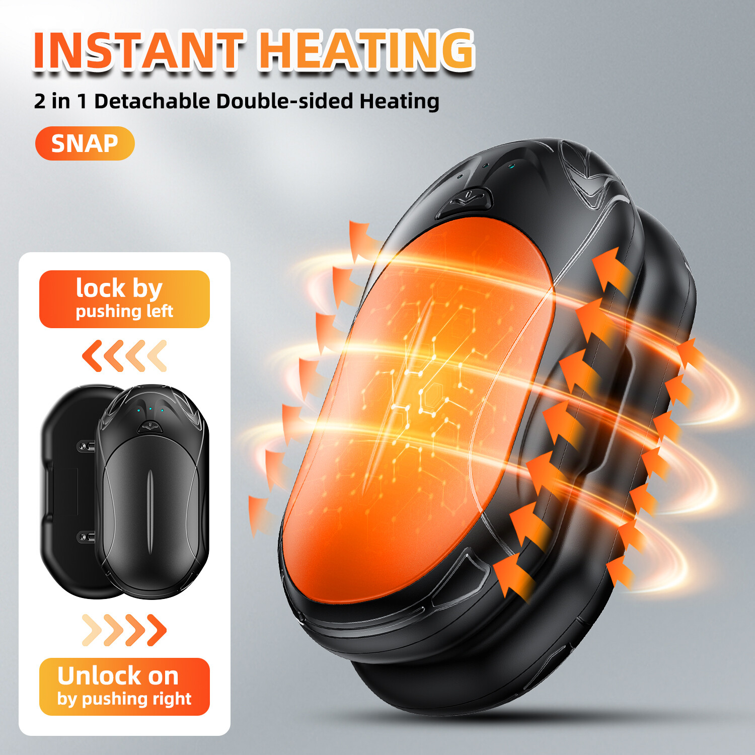 Hand Warmers Rechargeable 2 Pack, 3 Heat Levels (95–131°F) Best Gift