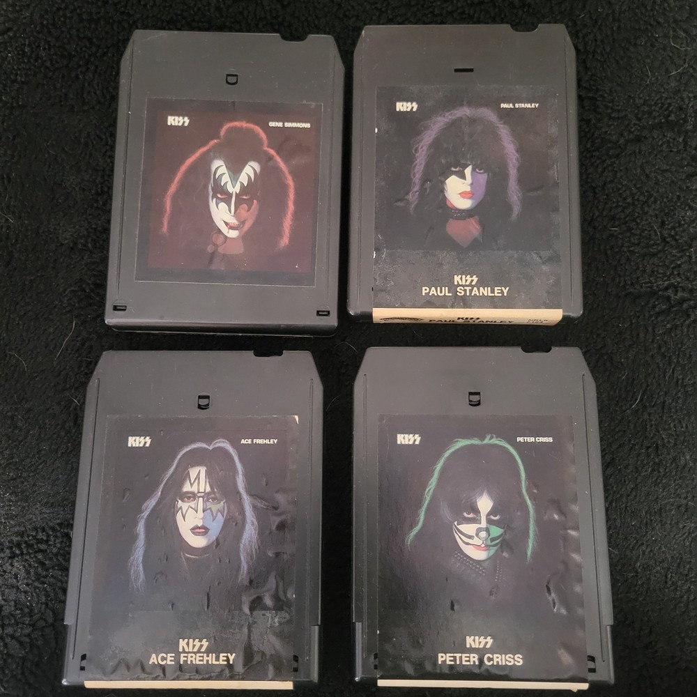 KISS Set Of 1978 Solo Albums /  8 Track /Tested Excellent Condition