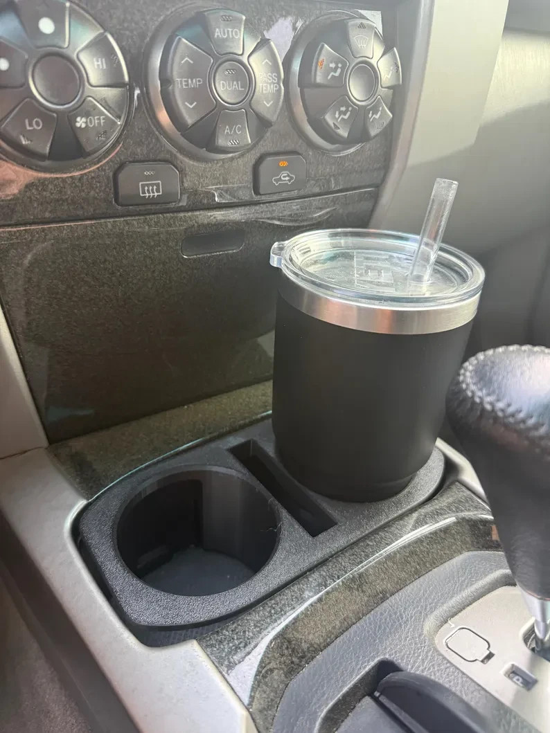 2003–2009 Toyota 4Runner Compatible Cup Holder Insert – Black – 4th Gen