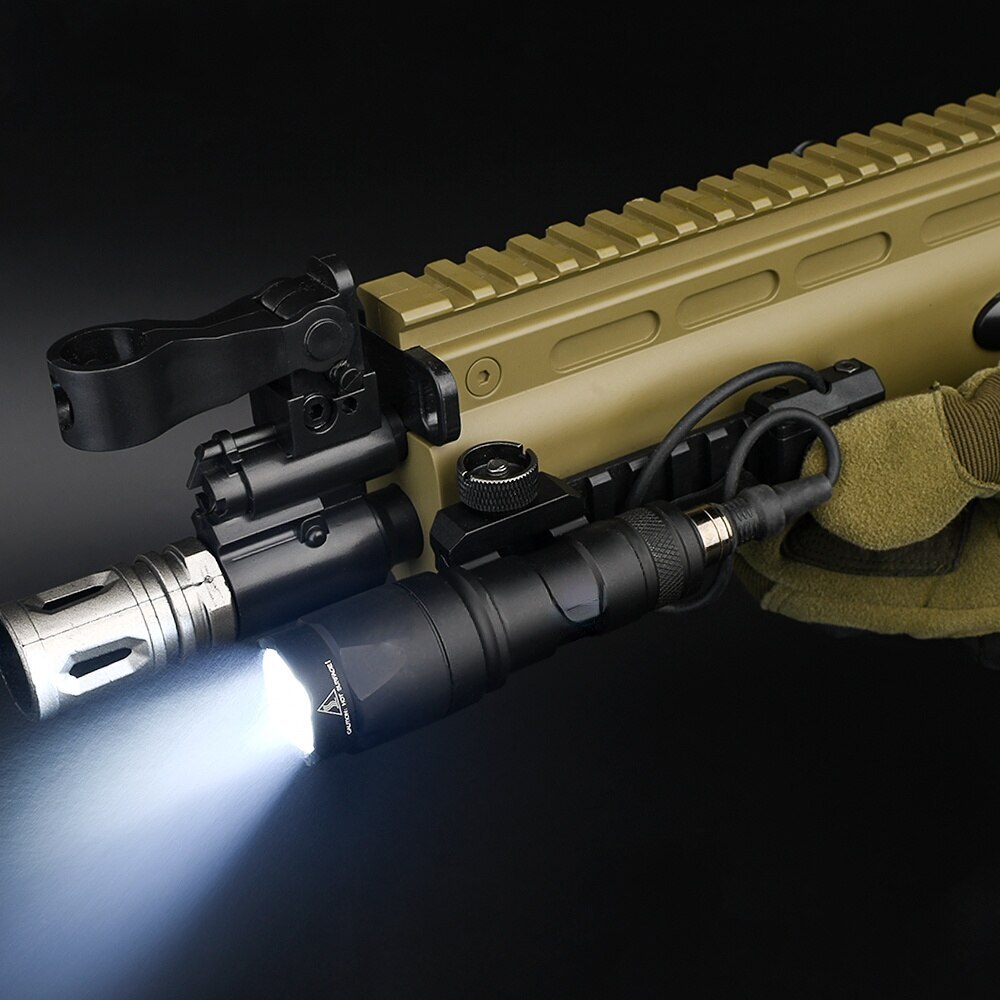 HuntingTactical M300 M600 Flashlight ModButton Remote Switch Airsoft Torch Light