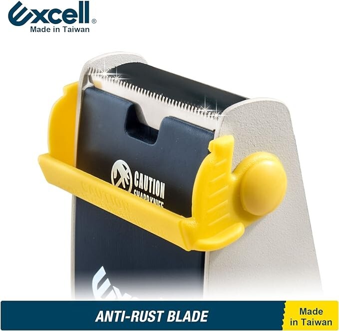 Excell Heavy Duty Steel Desk Tape Dispenser (2" Wide) Padded Foam Base