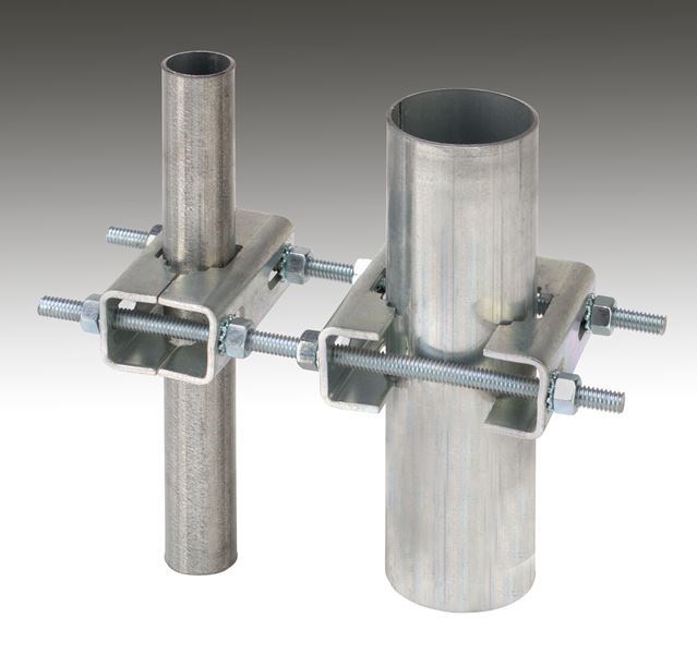 Heavy Duty Pole to Pole Mount -  EZ HD-PTP-8 - Antenna Mast to Mast Bracket