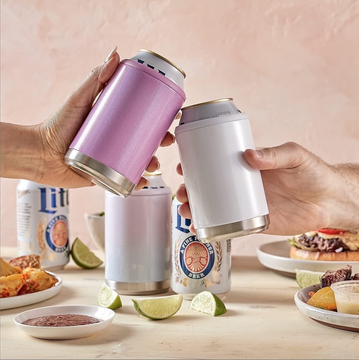 Midnight Maars Standard Can Cooler for Beer & Soda | Stainless 1 Pack