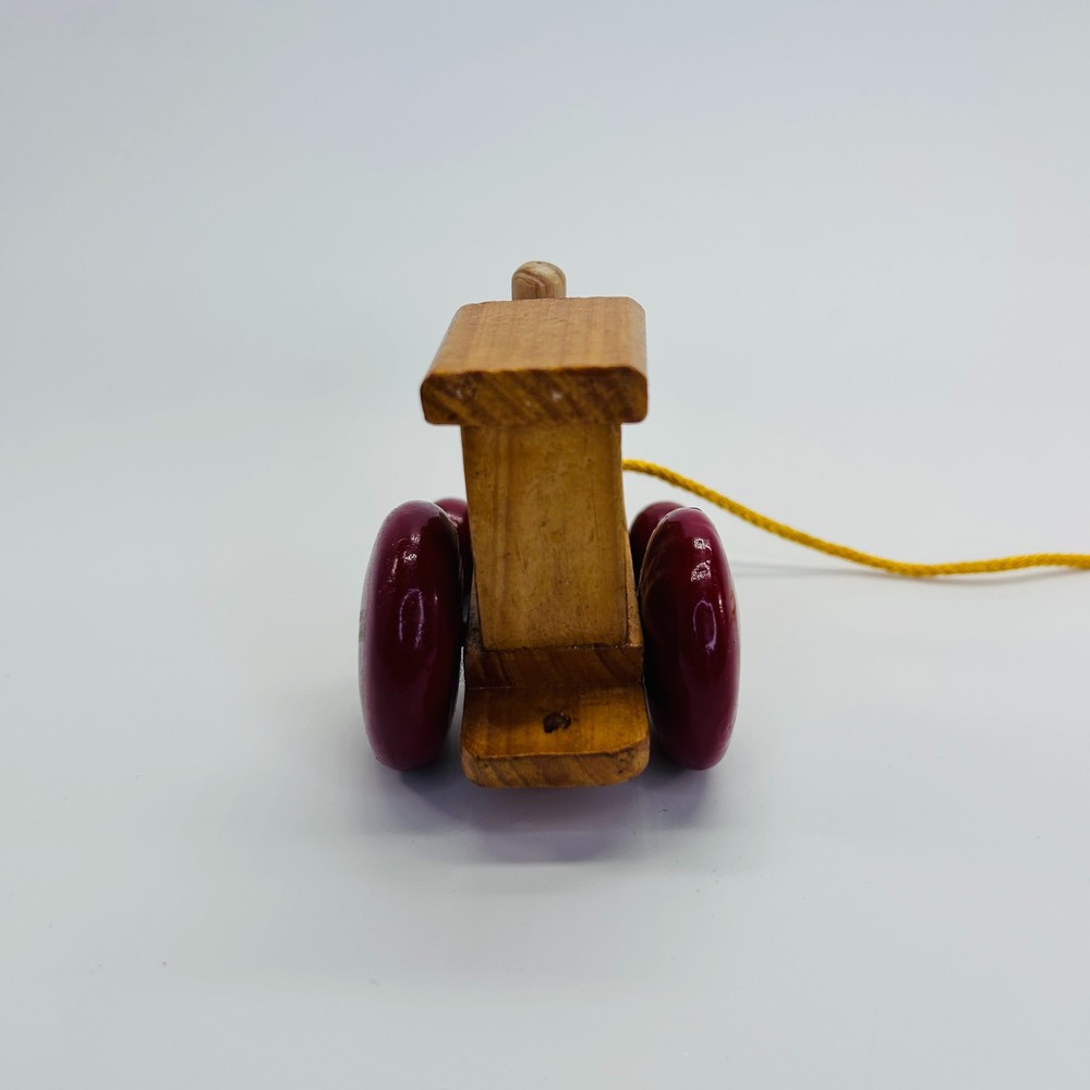 Neiman Marcus Wooden Train Engine Pull Toy